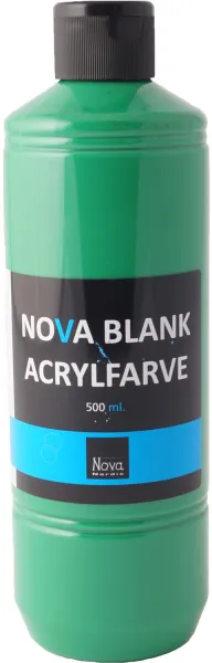 Nova akrylmaling blank 500 ml. Grøn