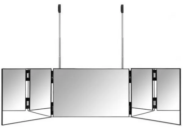 Gillian Jones - Makeup Spejl 3 Fold Hanging Mirror