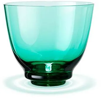 Holmegaard Flow vandglas 35 cl - Emerald green